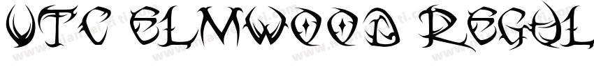 VTC Elmwood Regular字体转换